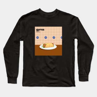 Gyros Greece Street Food Long Sleeve T-Shirt